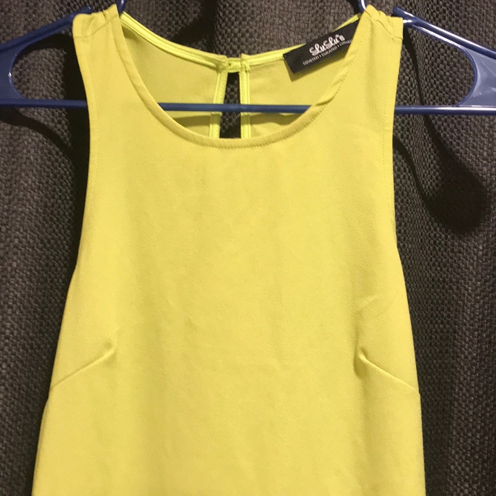 Lime Green Party dress - Picture 8 of 8
